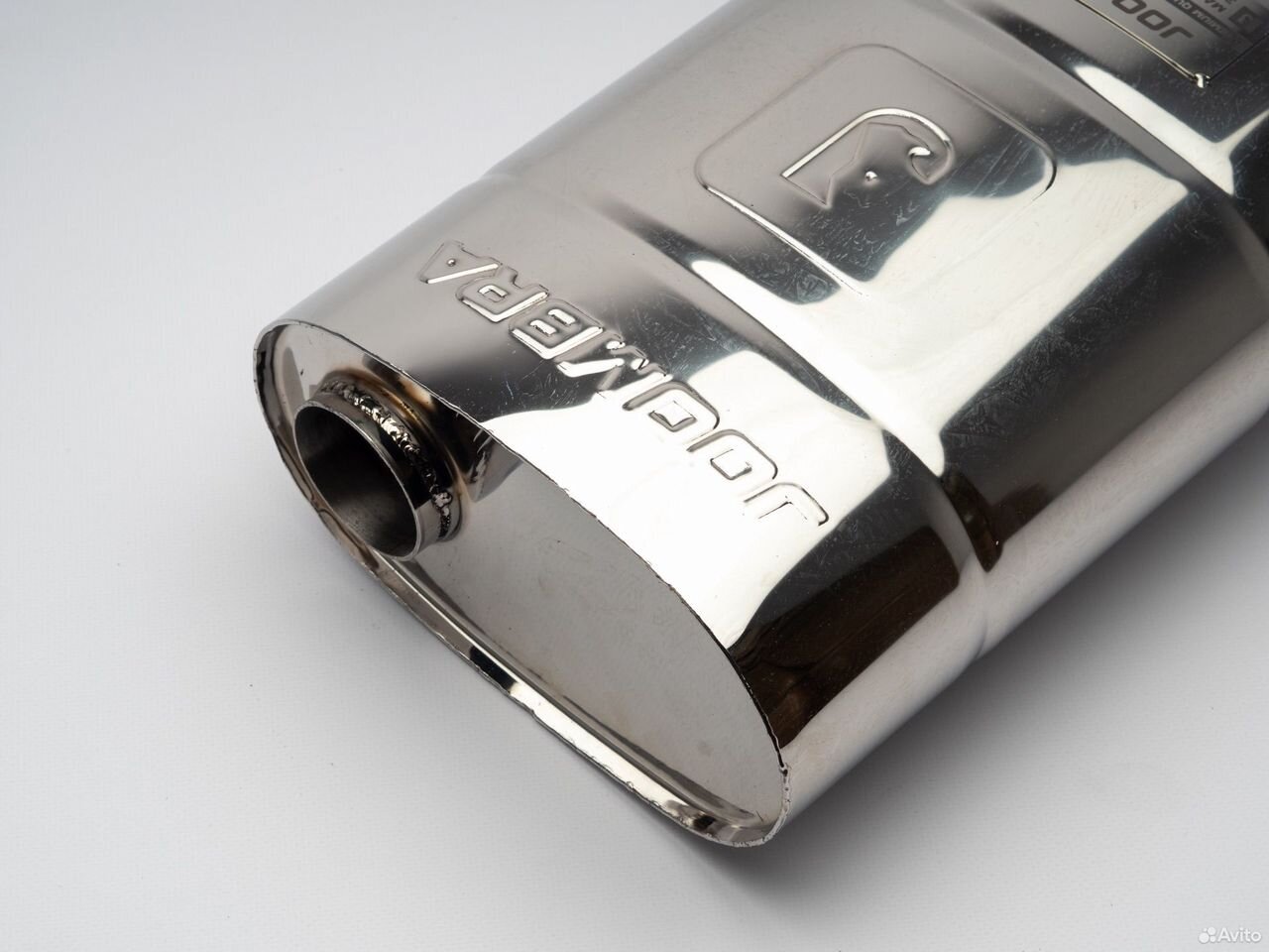 Прямоток глушитель Joombra 63×280 (центр — смещение), фото 3