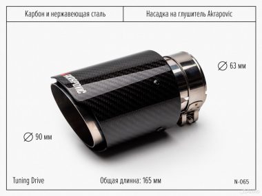 Насадка на глушитель Akrapovic