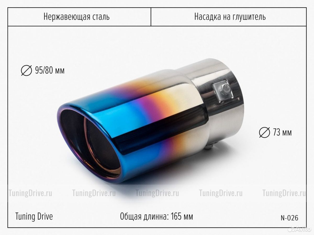 Насадка на глушитель