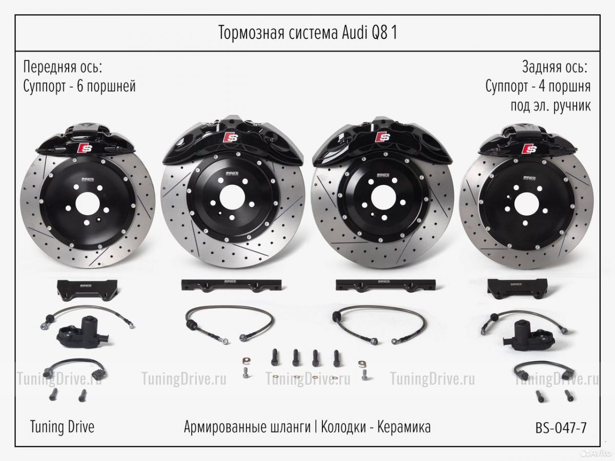 Тормозная система Audi Q8 Akebono 9n
