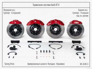 Тормозная система Audi A7 Akebono 9n