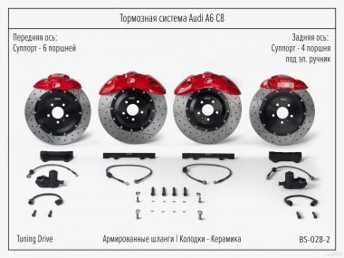 Тормозная система Audi A6 C8 Akebono 9n