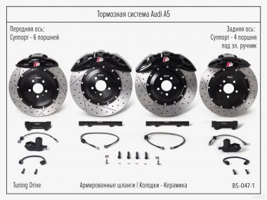 Тормозная система Audi A5 B9 Akebono 9n