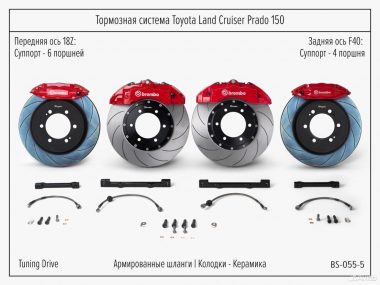 Тормозная система Toyota Land Cruiser Prado 150