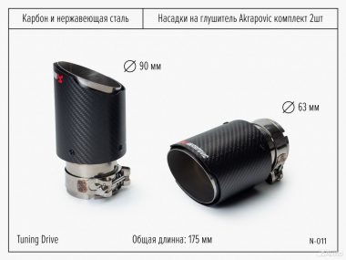 Насадки на глушитель Akrapovic