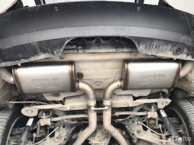 Прямоток выхлоп BMW E70 4.8 V8