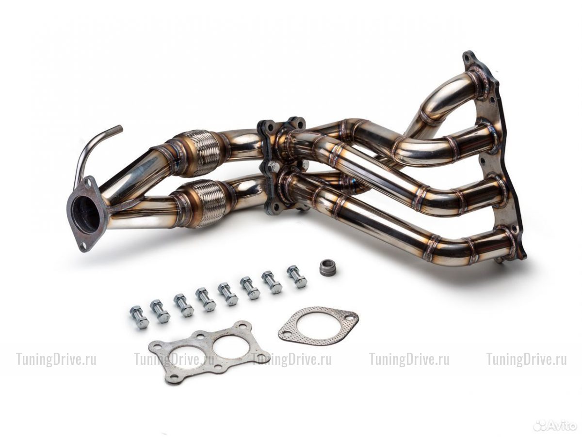 Выпускной коллектор 4-2-1 honda accord 7, фото 7
